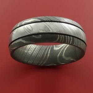 Men's Damascus Steel Ring